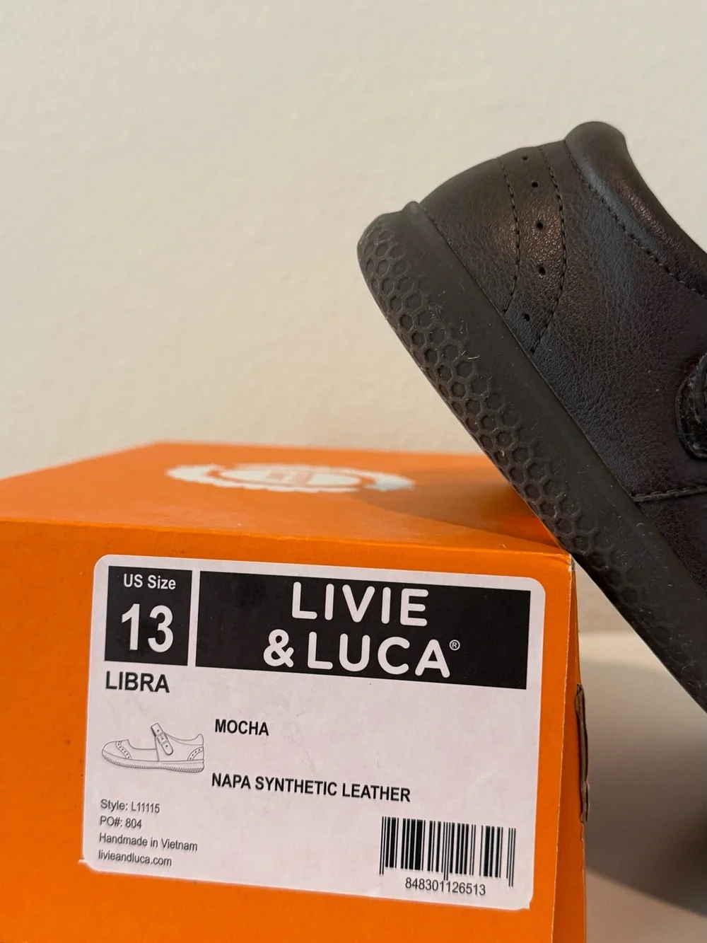 Livie and Luca girls Mary Jane in brown colour